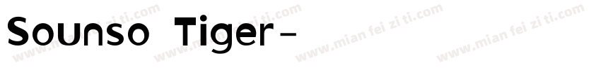 Sounso Tiger字体转换